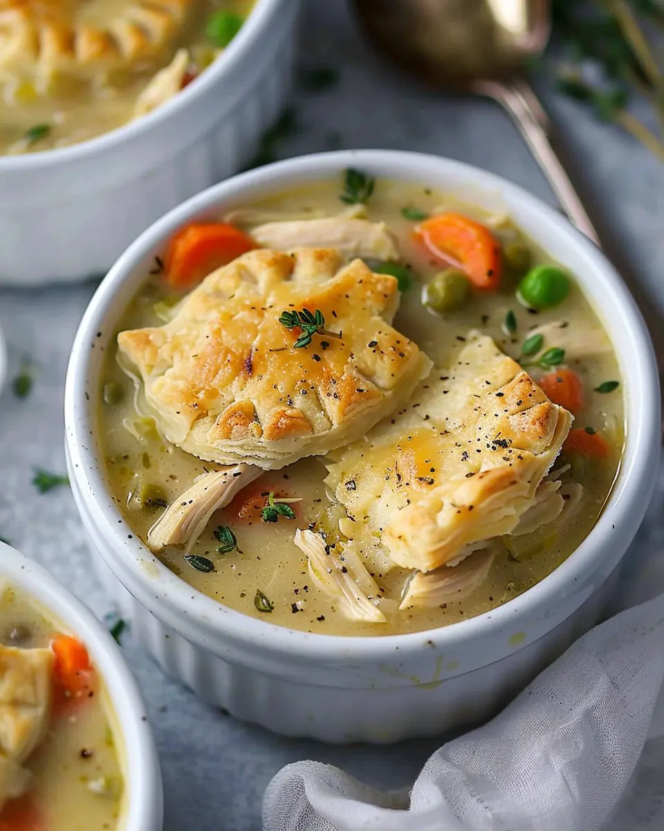 Healthy Chicken Pot Pie Soup: A Cozy Comfort Food Delight