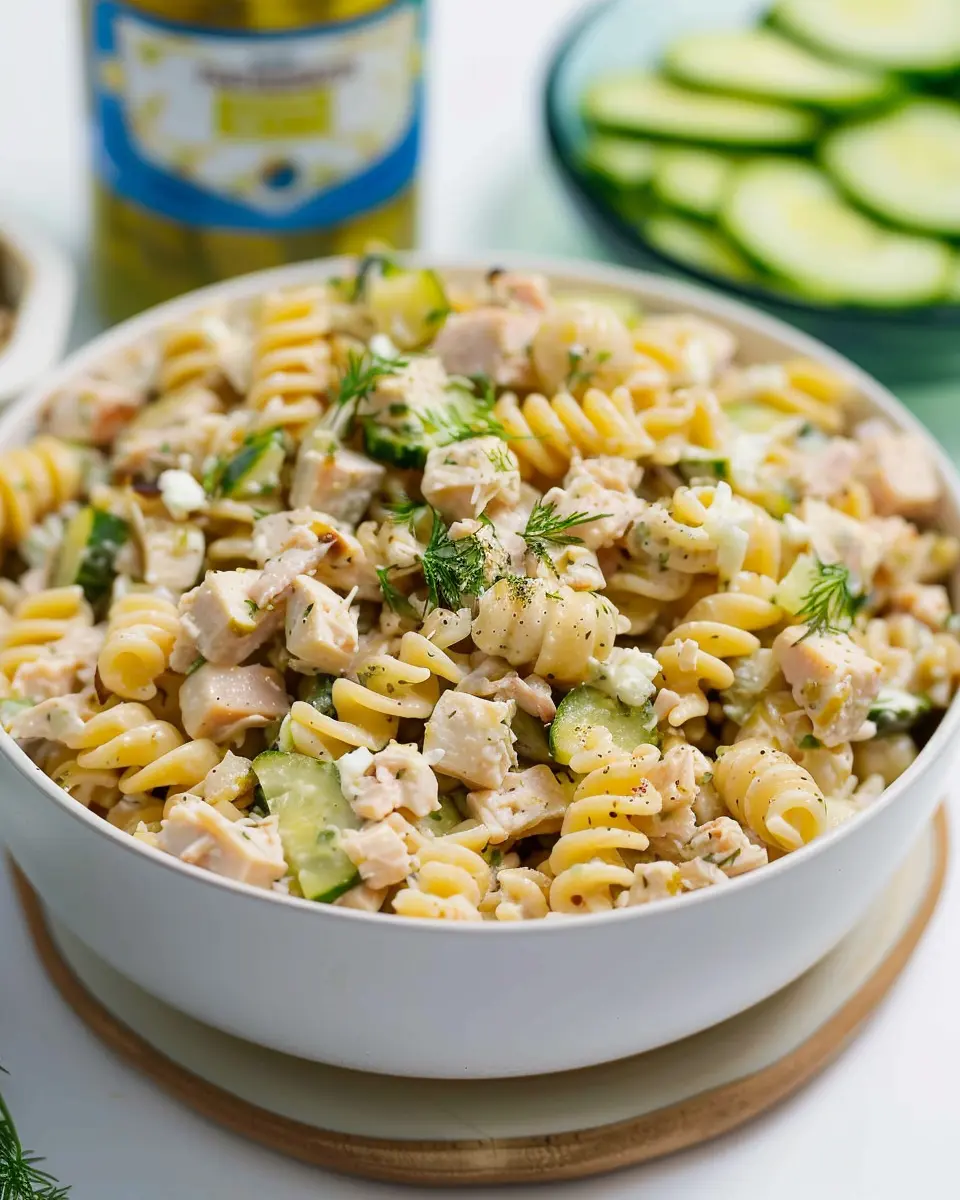 Dill Pickle Tuna Pasta Salad: A Delicious Twist on a Classic