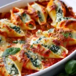 Easy Spinach and Ricotta Stuffed Shells