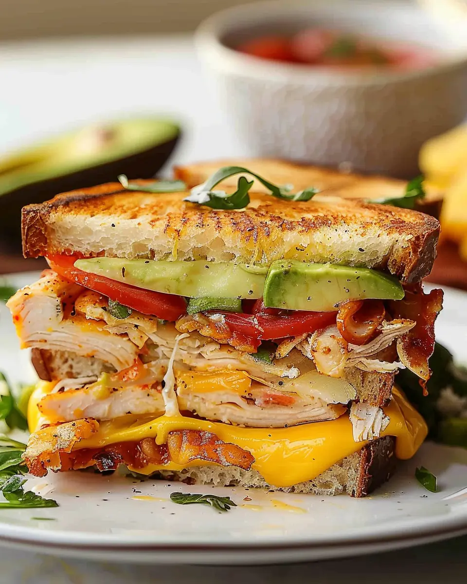 Chicken Avocado Melt Sandwich: The Best Recipe for Comfort Food
