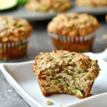 Banana Zucchini Oatmeal Muffins