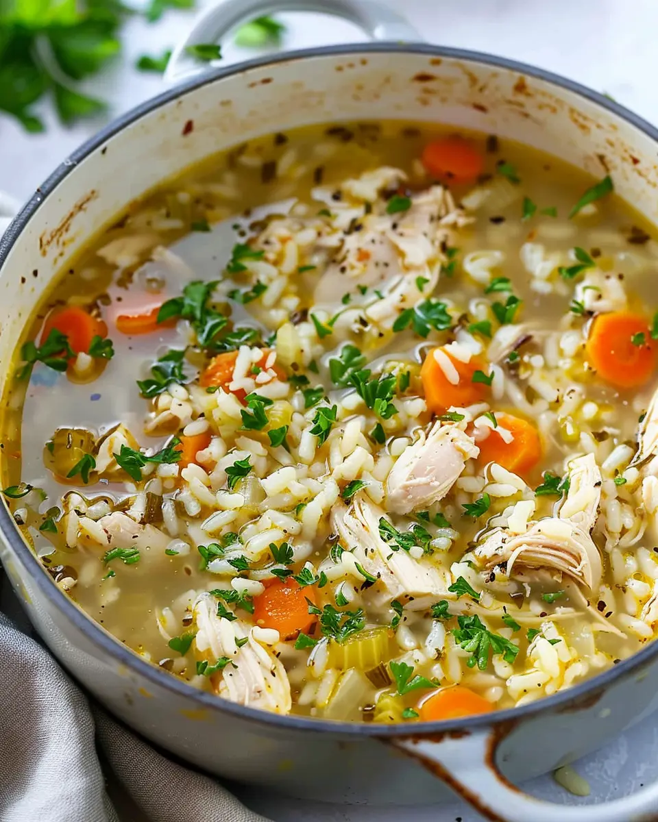 Chicken and Rice Soup: The Best Cozy Recipe for Comfort Food