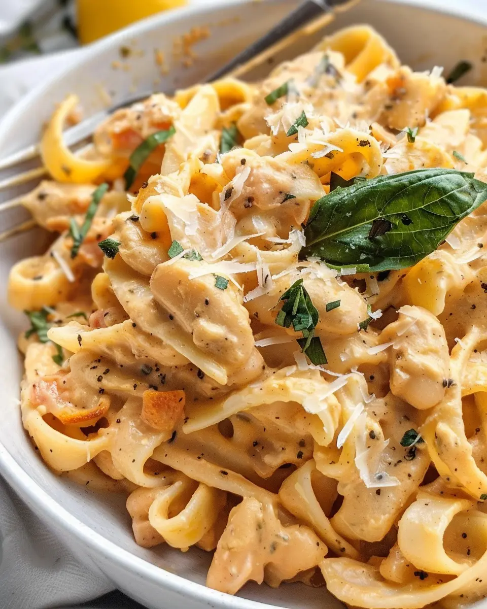 Creamy Marry Me Butter Bean Pasta with Turkey Bacon Bliss