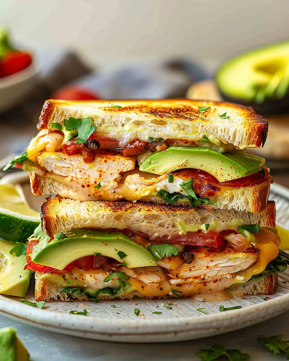 Chipotle Chicken Avocado Melt: Indulgent Flavor at Home