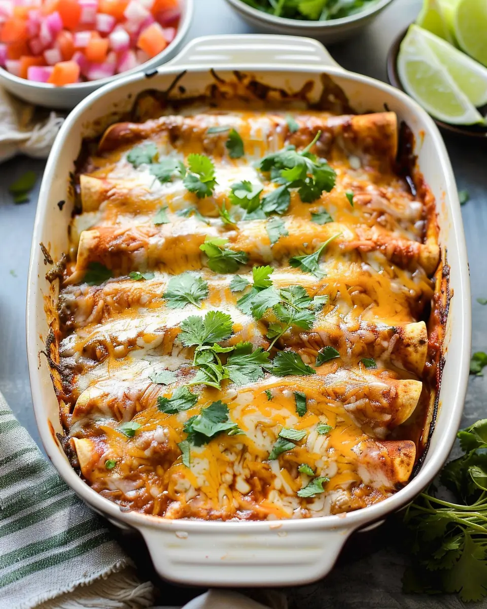 Easy Chicken Enchiladas: A Delicious Twist on Comfort Food