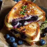 Gourmet Blueberry Grilled Cheese