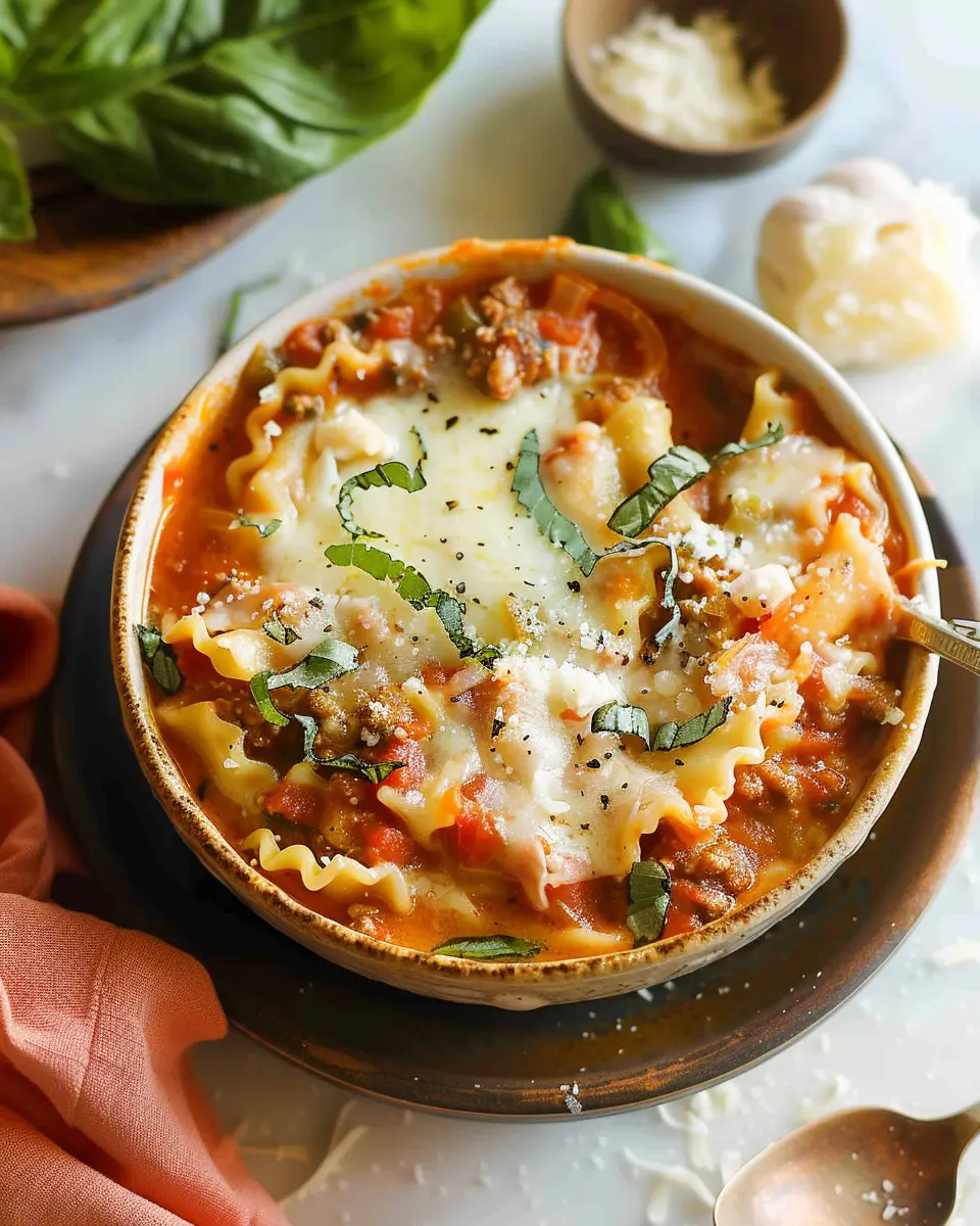 Creamy Lasagna Soup: The Best Comfort Meal for Cozy Nights