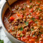 Easy Stuffed Pepper Soup Recipe