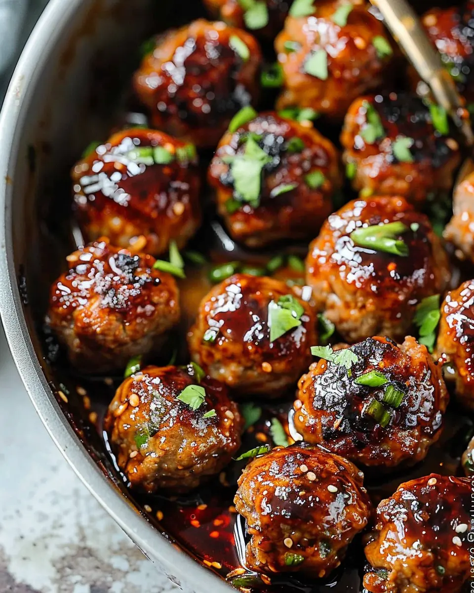 Easy Mongolian Meatballs: Juicy Flavor in Every Bite at Home