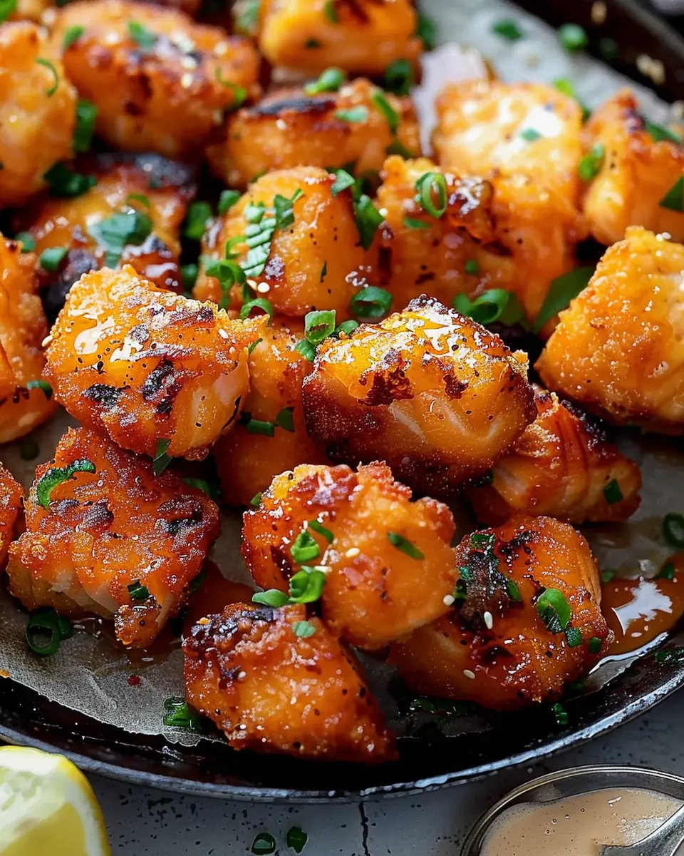 Crispy Bang Bang Salmon Bites: Easy &amp; Irresistibly Flavorful