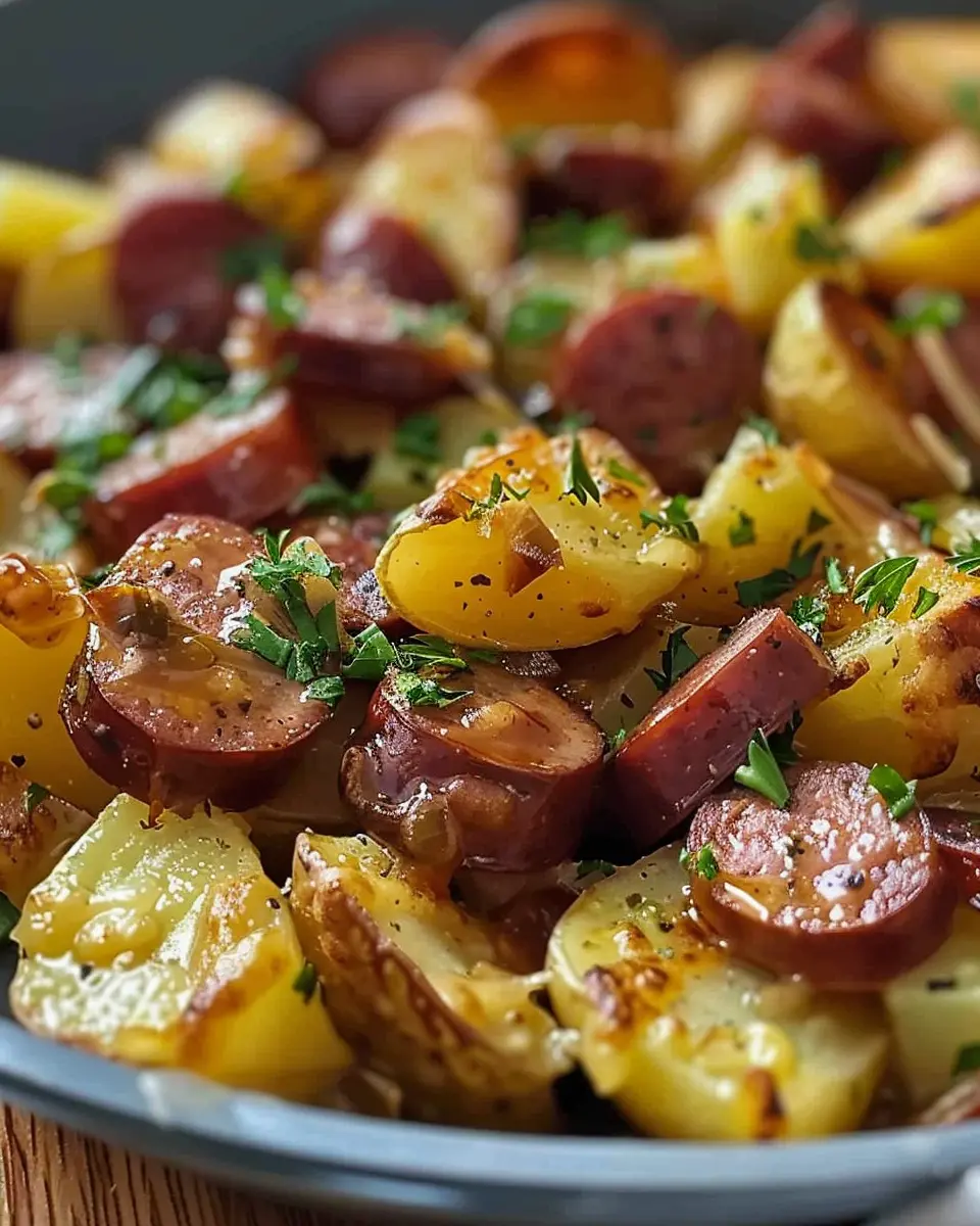 Cheesy Ranch Potatoes and Smoked Sausage: Easy Family Comfort Food