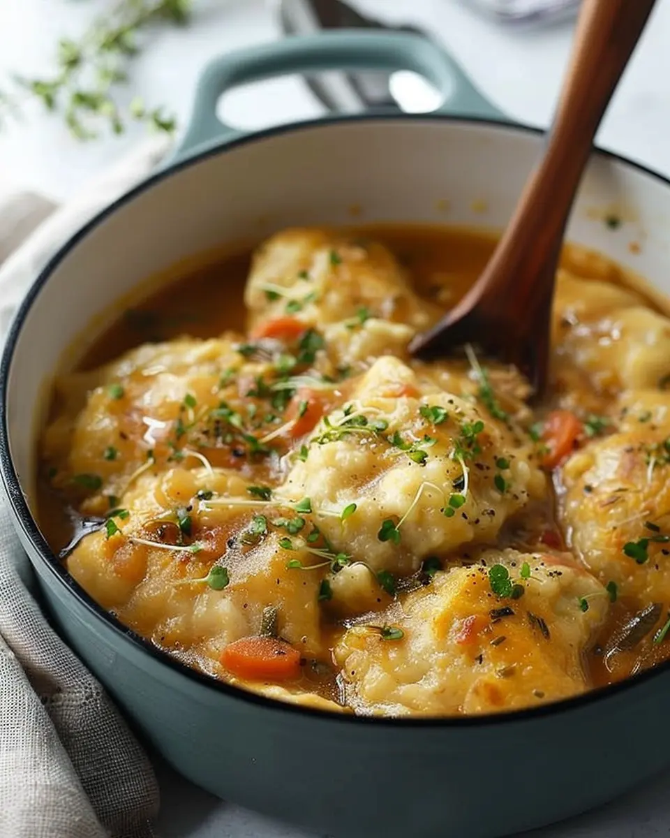 Chicken and Dumplings Delight: Easy Comfort Food Recipe
