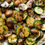Skillet Zucchini and Mushrooms