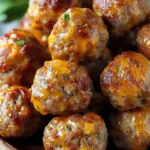 Easy Beef Sausage Cheese Balls Recipe