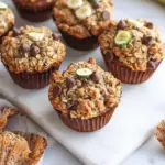 Oatmeal Banana Zucchini Muffins