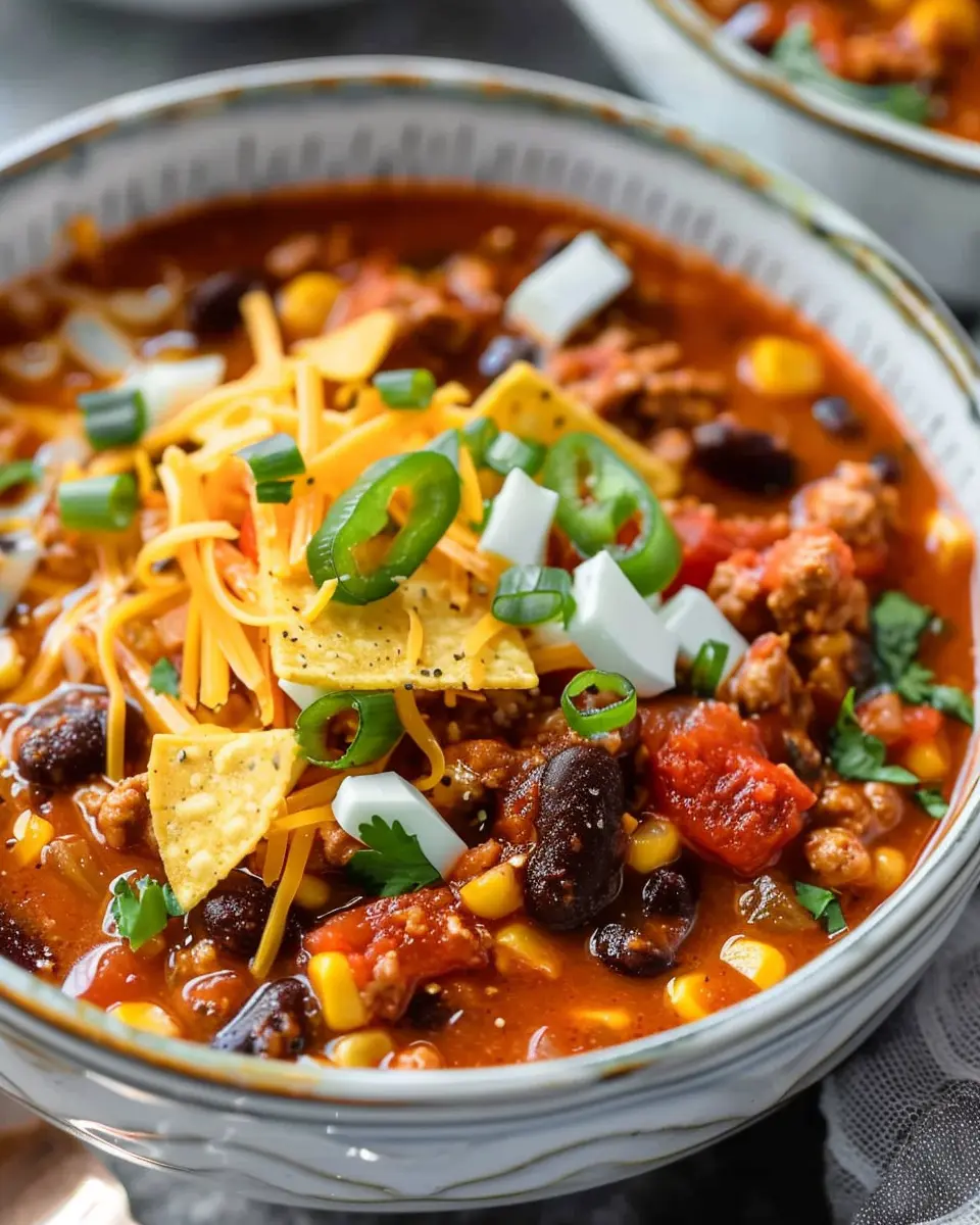 Taco Soup: The Easiest Family-Friendly Recipe with Turkey Bacon