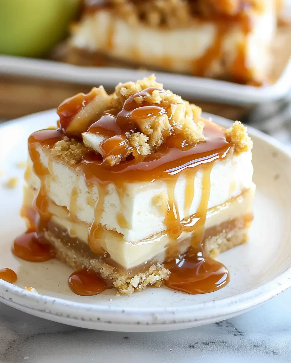 Caramel Apple Cheesecake Bars: The Best Indulgence for Fall