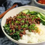 Delicious Korean Ground Beef Bowl