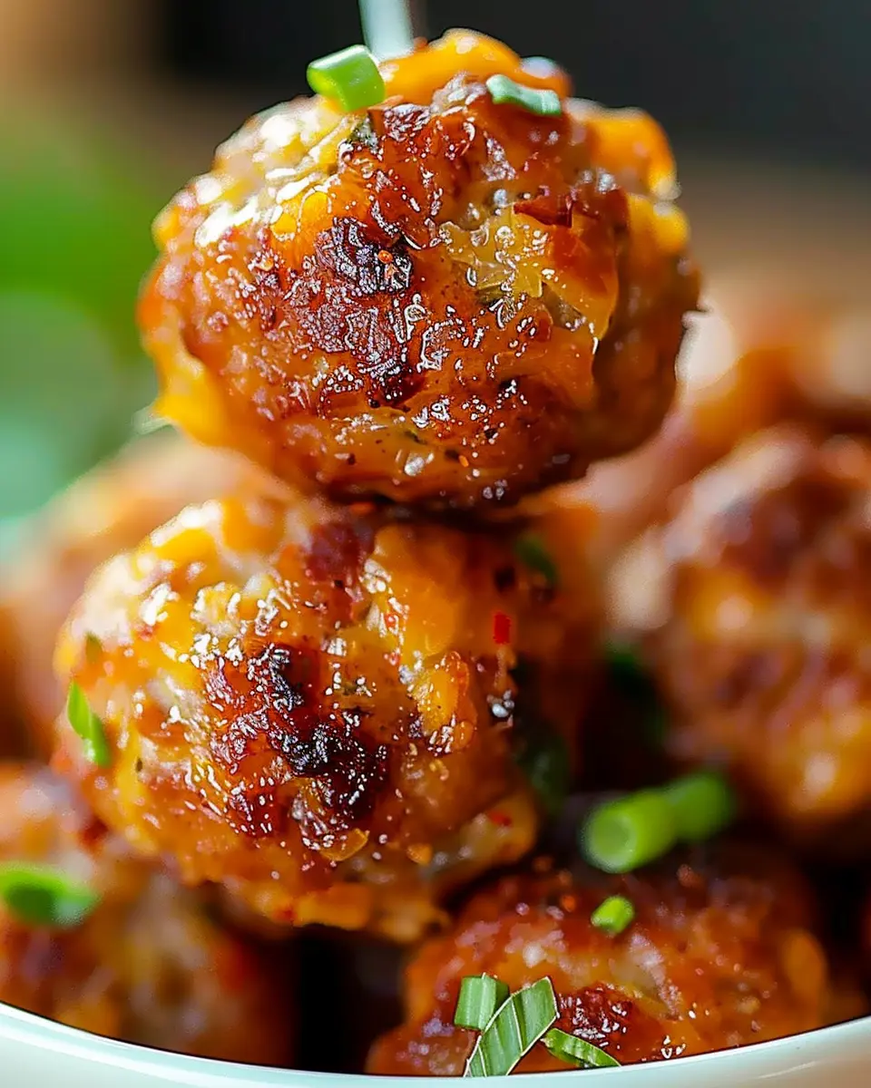 Irresistible Sausage Balls: Cheesy Turkey Bacon Delights at Home