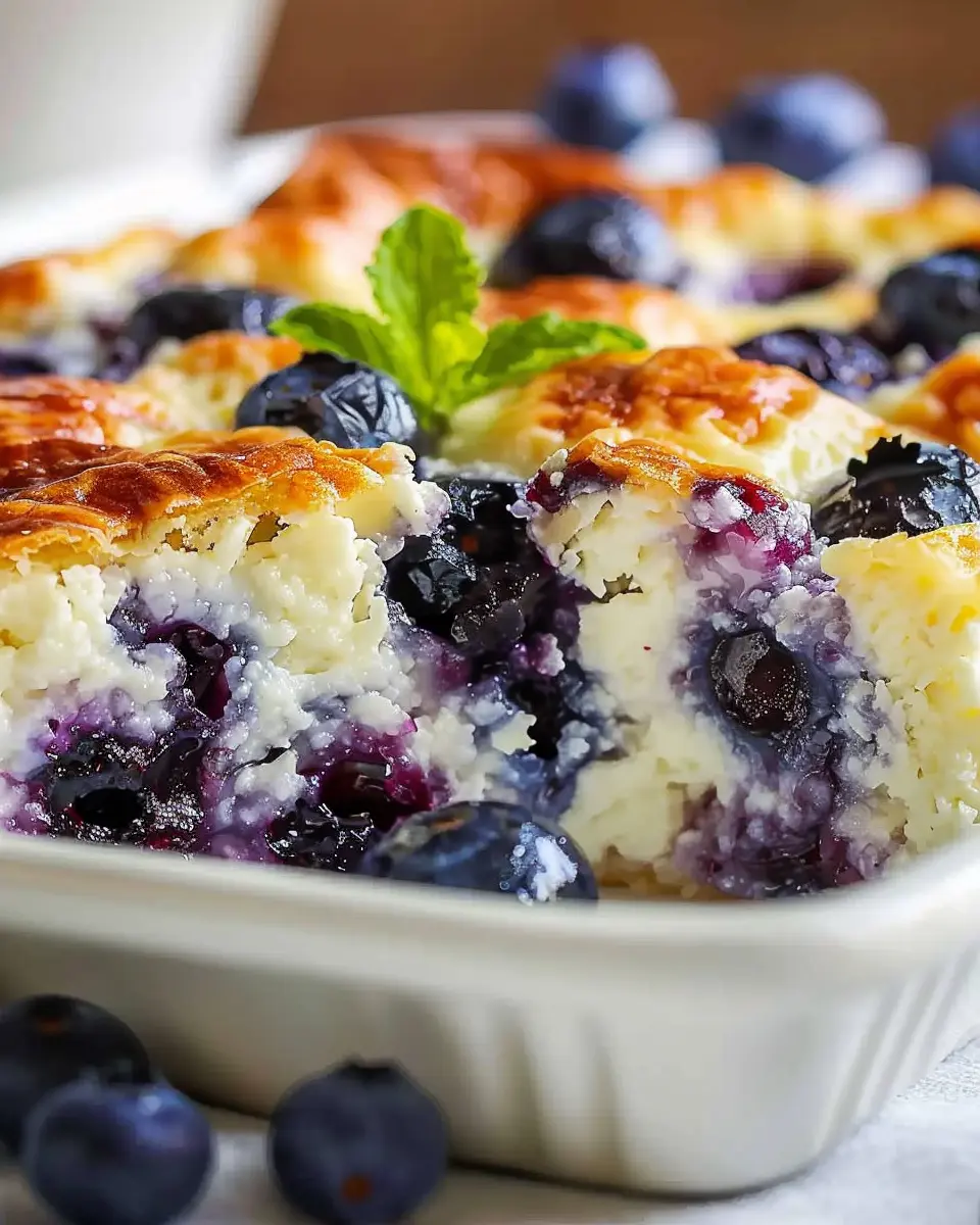 Blueberry Cottage Cheese Breakfast Bake: Easy &amp; Guilt-Free Delight