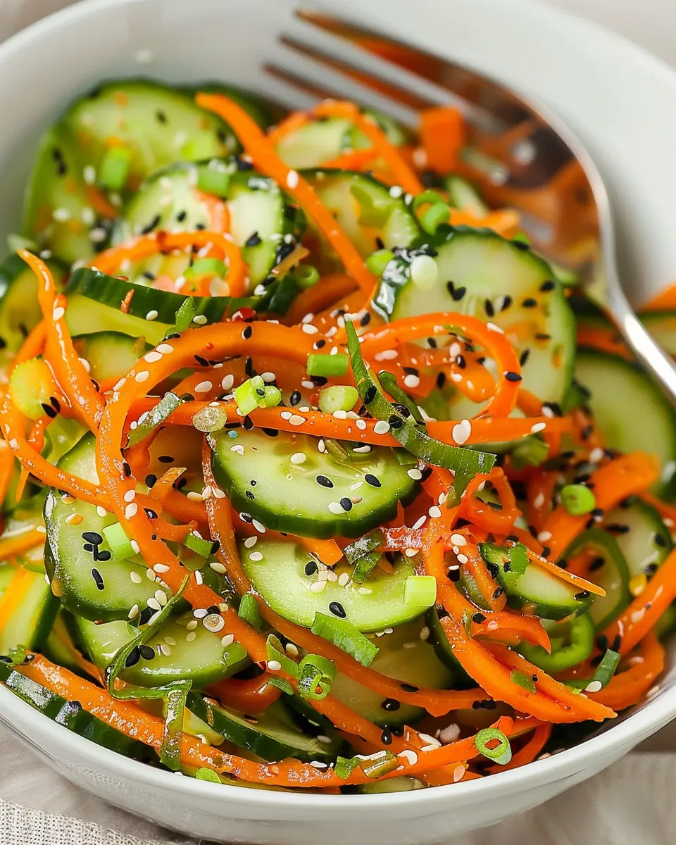 Cucumber and Carrot Salad: A Refreshing Twist for Your Table