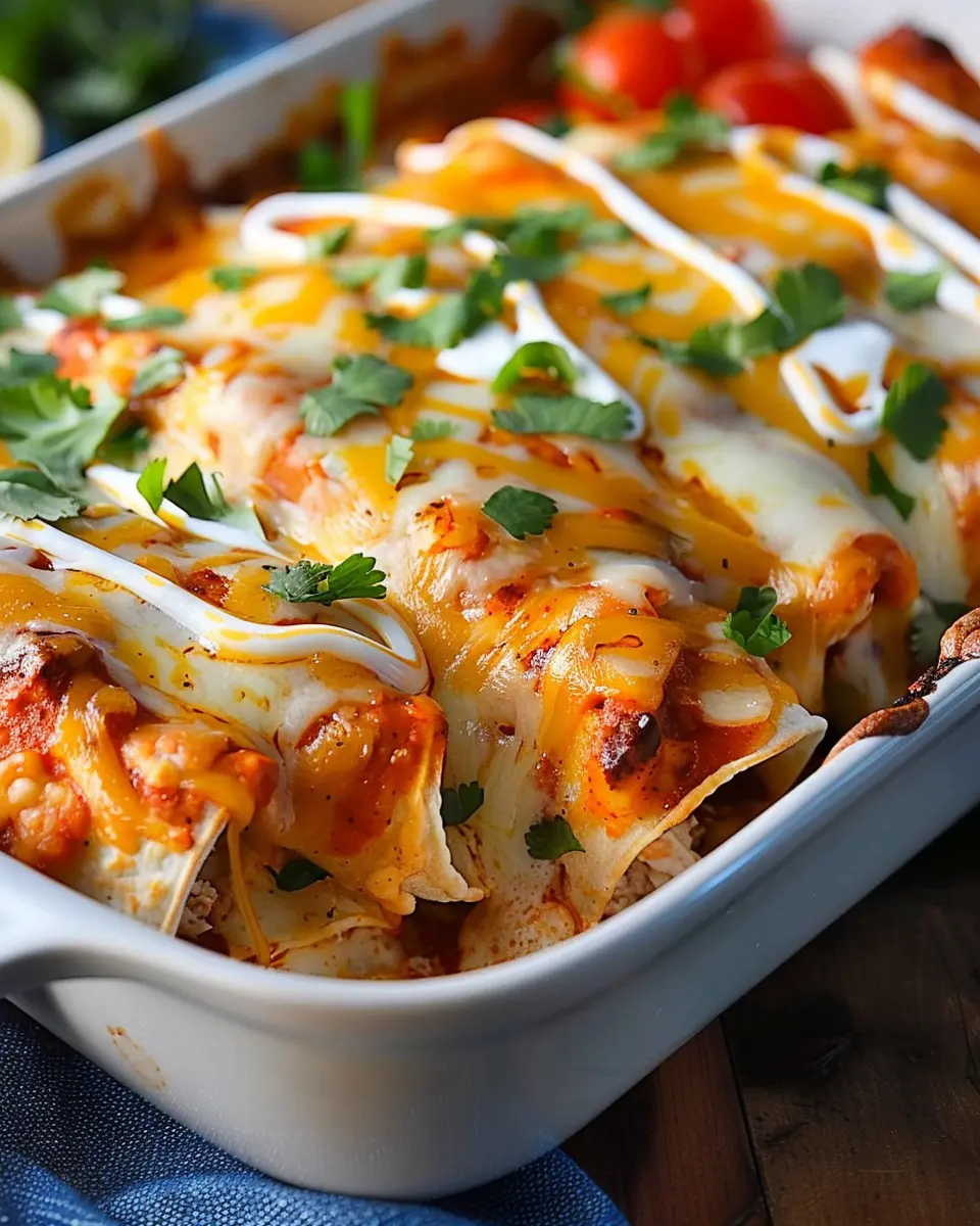Cheesy Chicken &amp; Chile Enchiladas: Easy Comfort Food Masterpiece