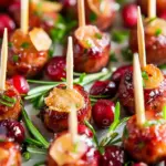 Sheet Pan Smoked Sausage Cranberry Bites