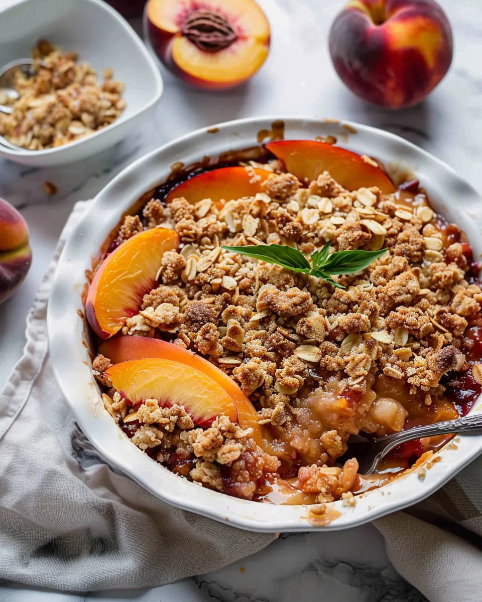 Peach Crisp: Easy and Indulgent Delight for Any Occasion