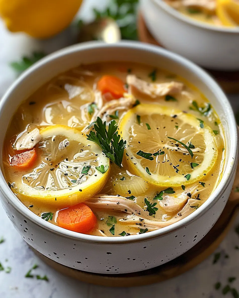 Greek Lemon Chicken Soup: Best Comfort Food for Cozy Nights