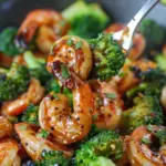Honey Garlic Butter Shrimp & Broccoli