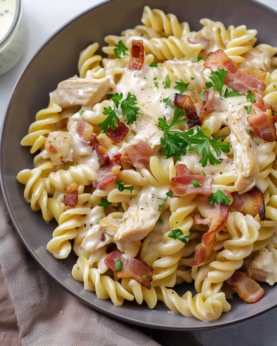 Creamy Chicken Turkey Bacon Ranch Pasta: A Comfort Food Delight