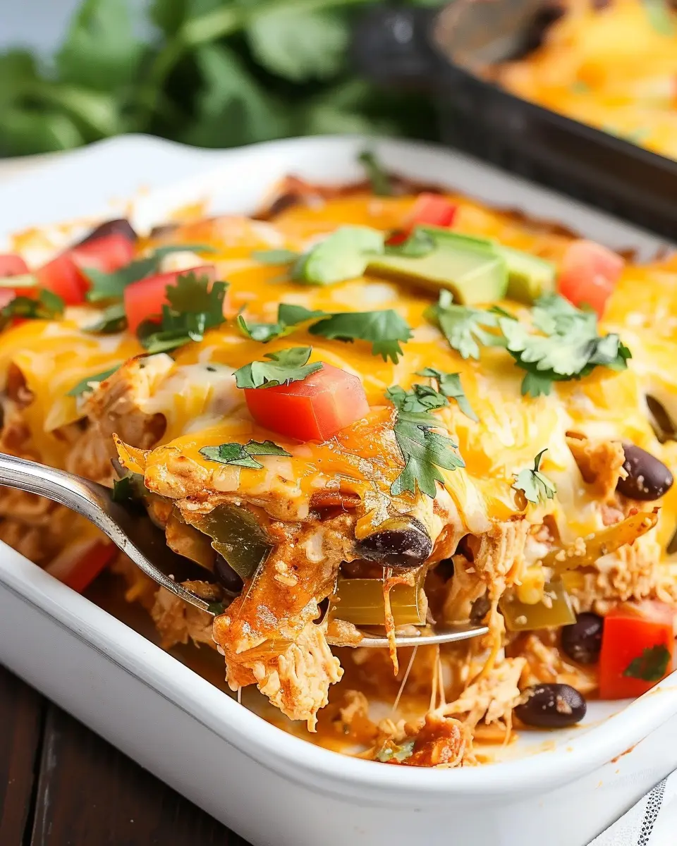 Easy Chicken Burrito Casserole: A Flavorful Family Favorite