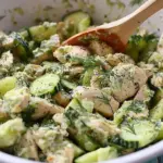 Cucumber Dill Rotisserie Chicken Salad