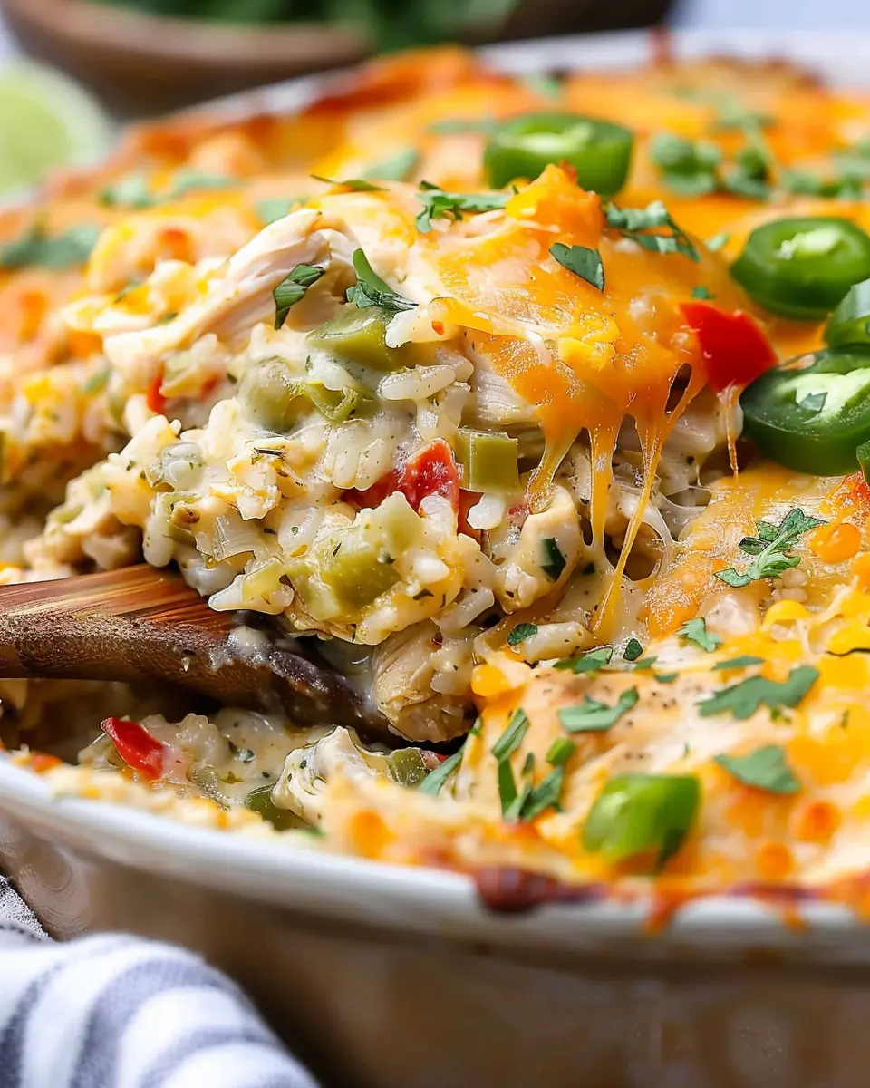 Green Chile Chicken and Rice Casserole: A Comforting Delight