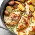 Chicken and Potatoes with Dijon Cream Sauce