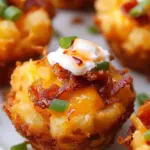 Loaded Tater Tot Cups