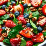 15-Minute Strawberry Spinach Salad