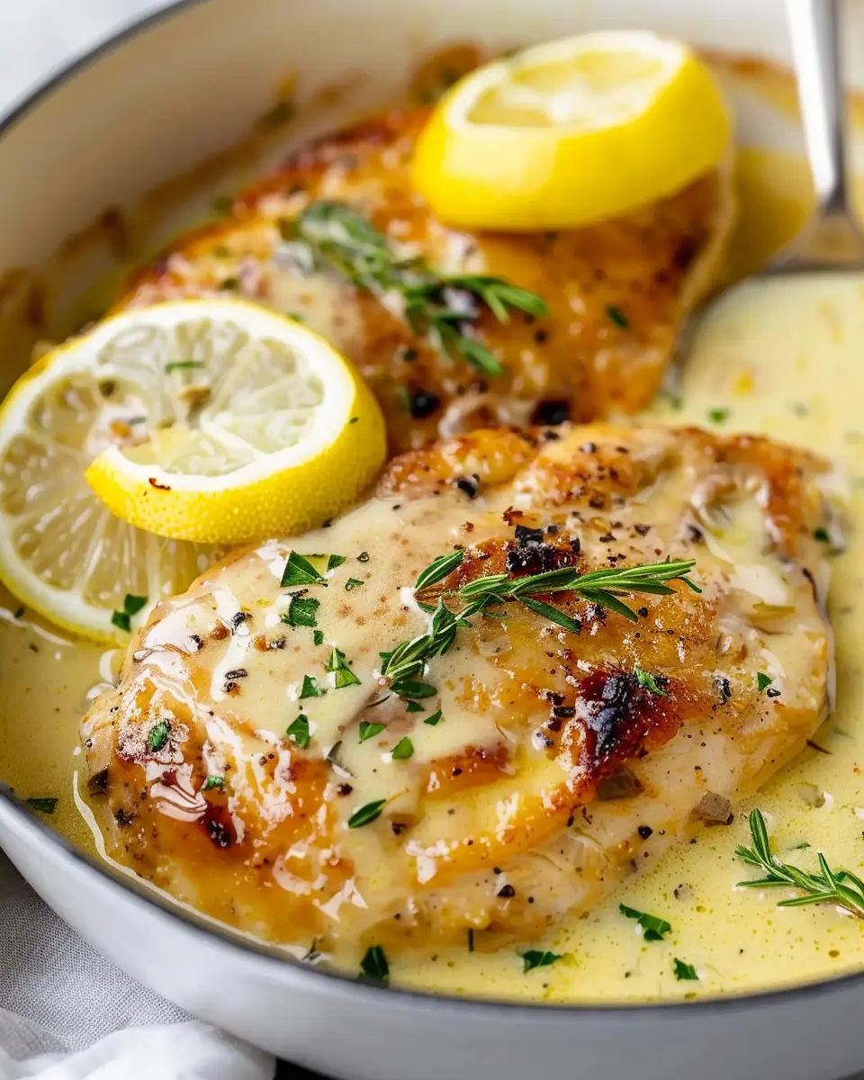 Creamy Lemon Chicken Delight: An Easy Comfort Dish for All