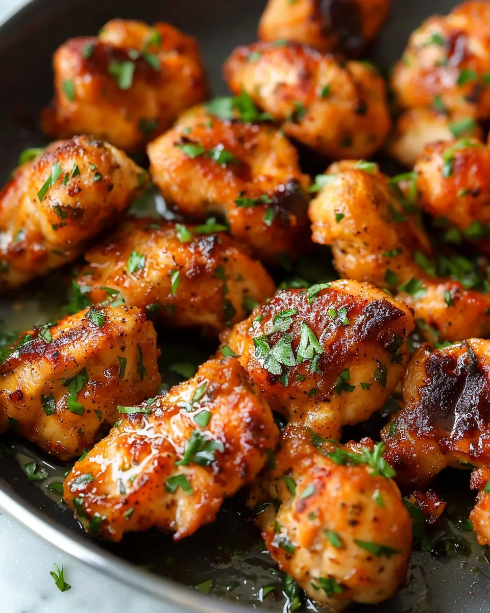 Garlic Butter Chicken Bites: Easy, Juicy, and Irresistibly Tasty