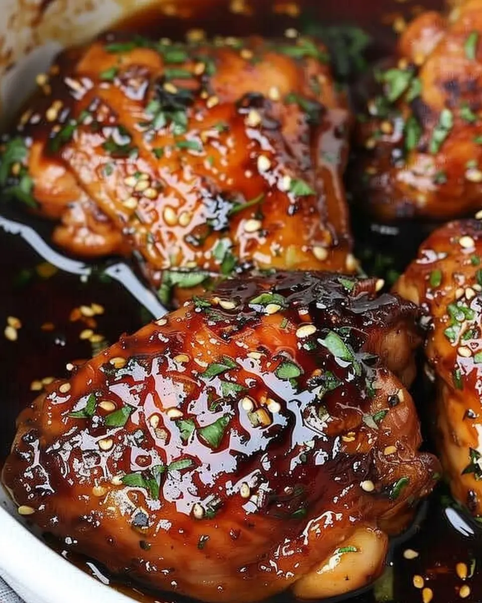 Honey Garlic Slow Cooker Chicken Thighs: Easy and Flavorful Family Meal
