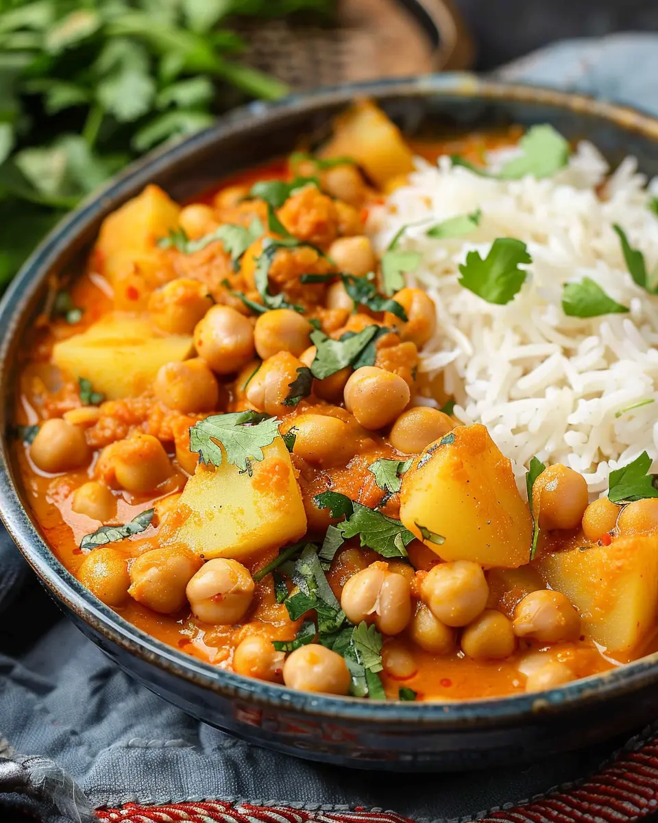 Easy Chickpea and Potato Curry