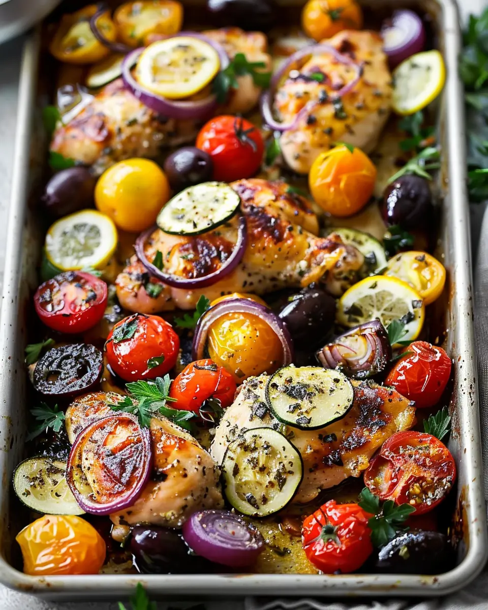 Greek Sheet Pan Chicken