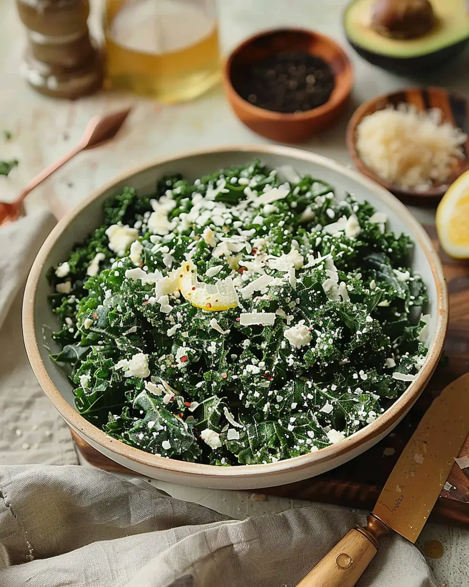 Lemony Parmesan Kale Salad: A Refreshing Twist for Food Lovers