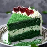 Green Velvet Cheesecake Cake