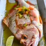 Caribbean Grilled Yellowtail Snapper