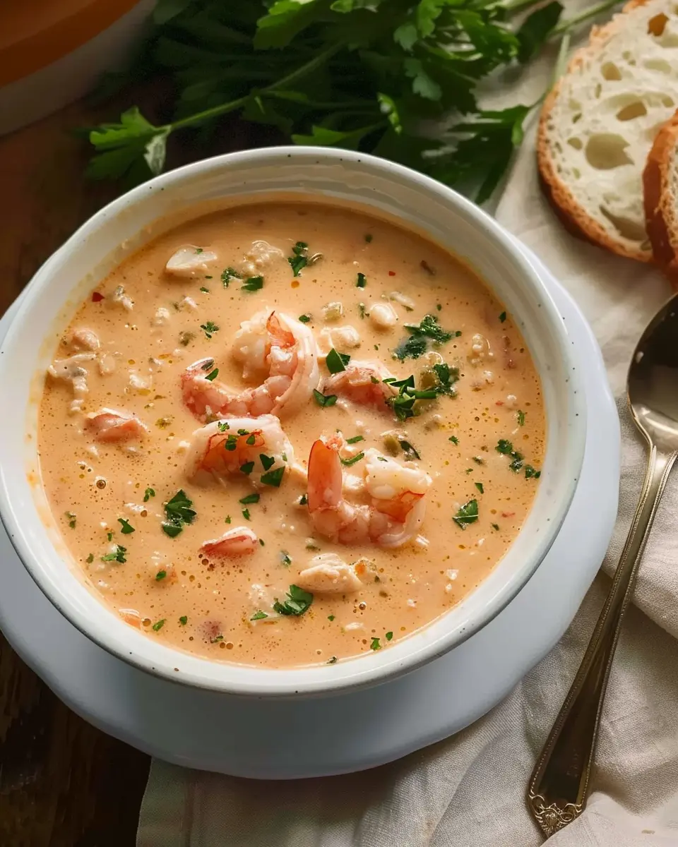 Creamy Crab and Shrimp Seafood Bisque: A Cozy Indulgence at Home