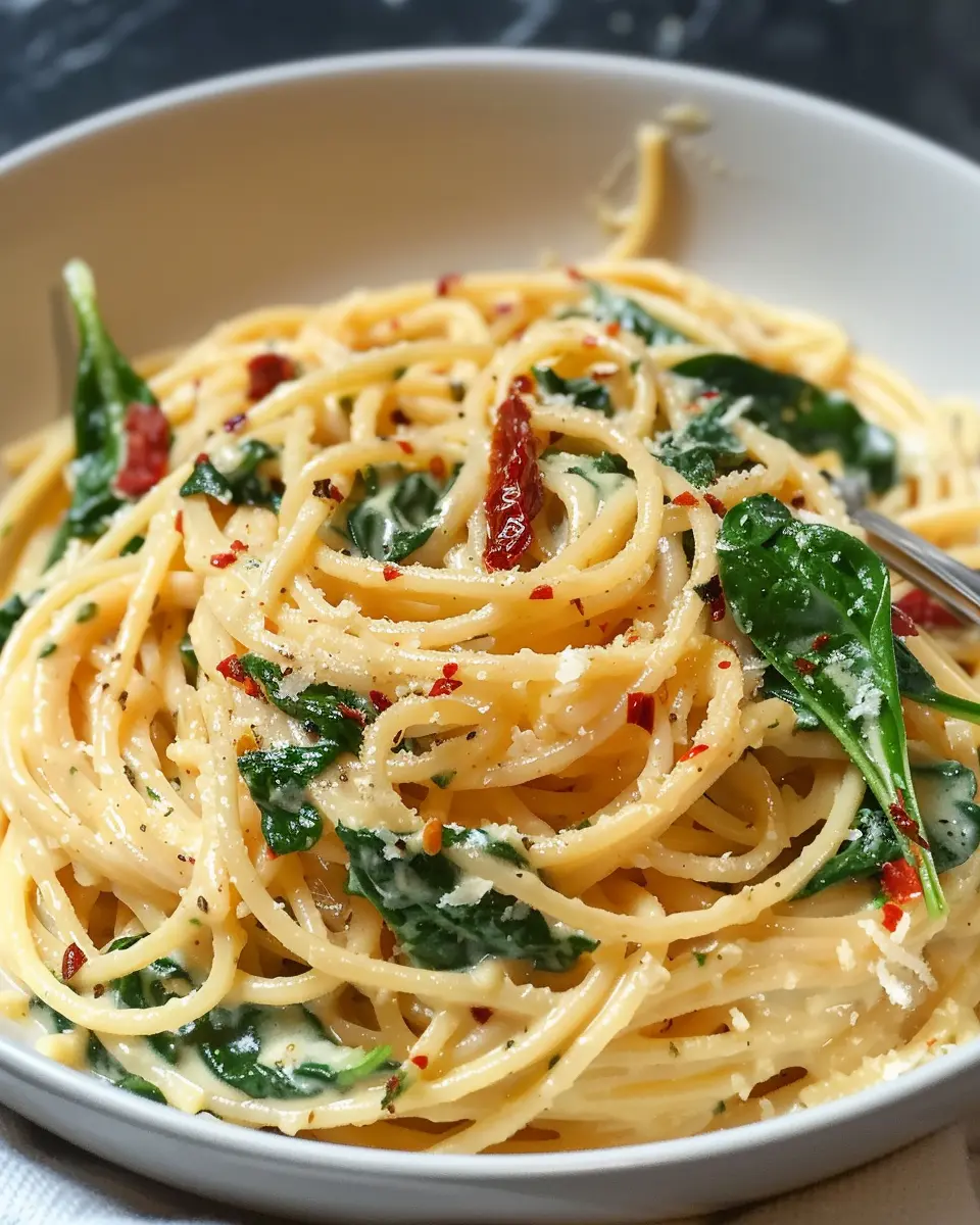 Spaghetti with Sun-Dried Tomato Cream Sauce: An Easy Delight