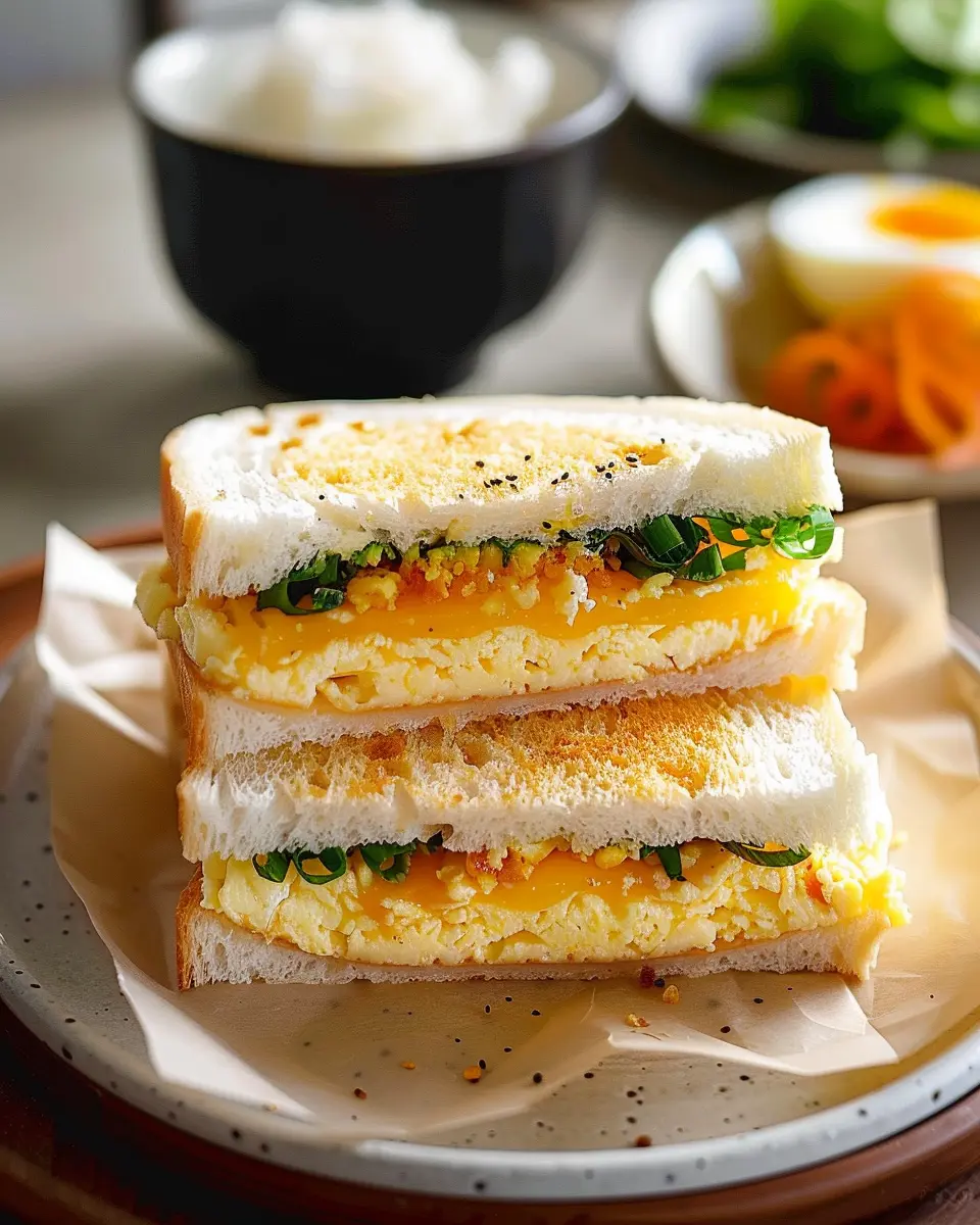 Japanese Egg Sandwich (Tamago Sando)