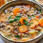 Cozy Autumn Wild Rice Soup