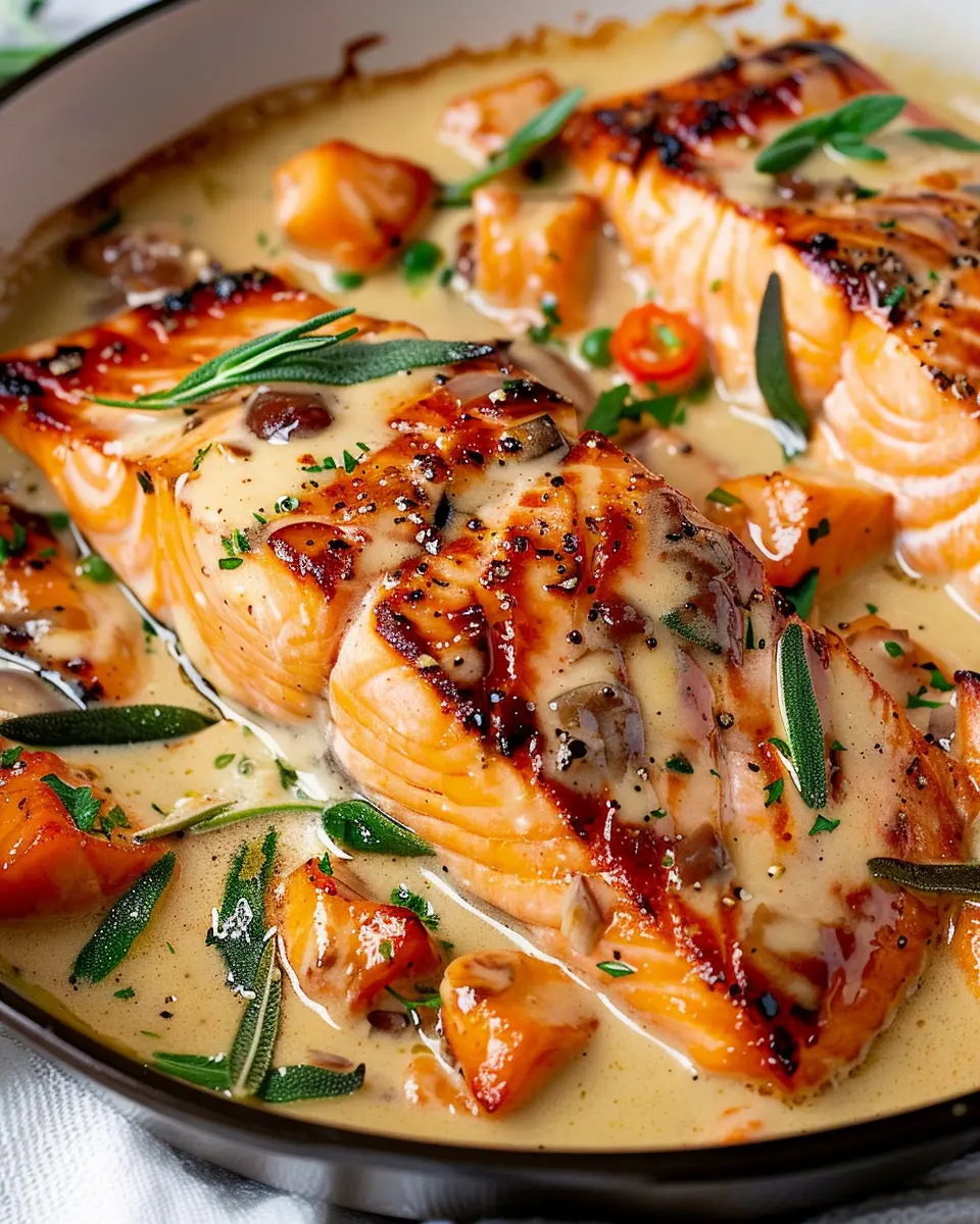 Creamy Tuscan Salmon: An Easy Indulgence for Home Chefs